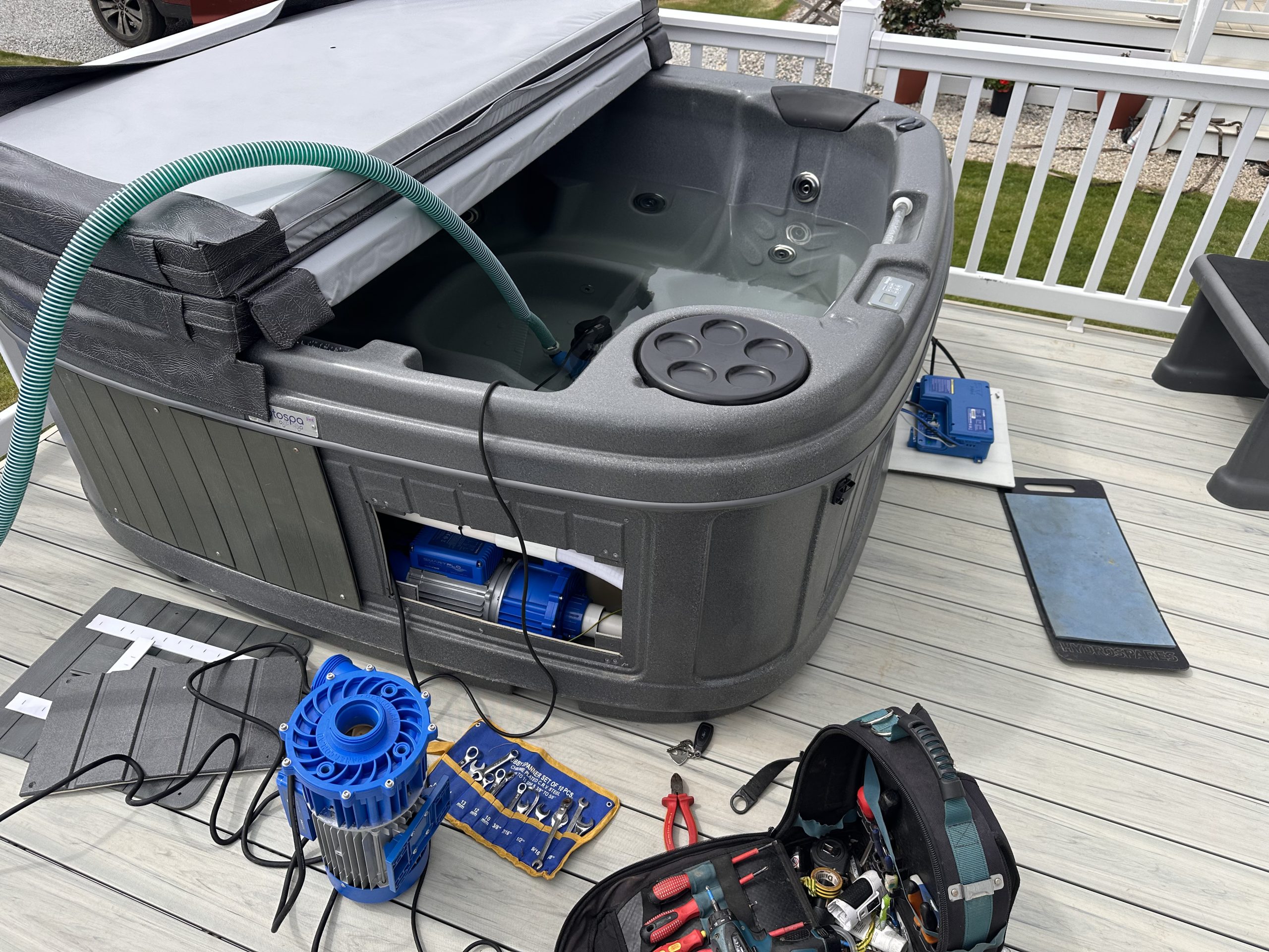 RotoSpa Hot tub repair and servicing in Helston, Cornwall